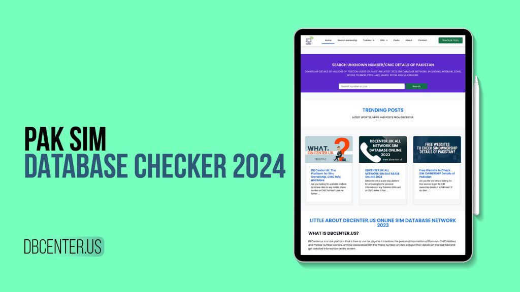 Pak SIM Database Checker 2024