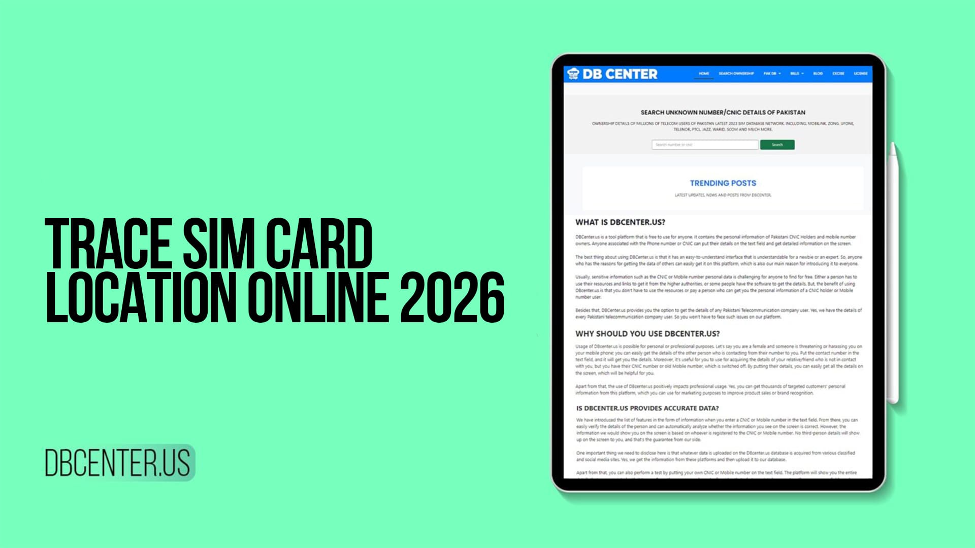 Trace SIM Card Location online 2026