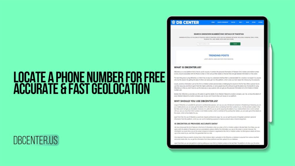 Locate a Phone Number For Free | Accurate & Fast Geolocation