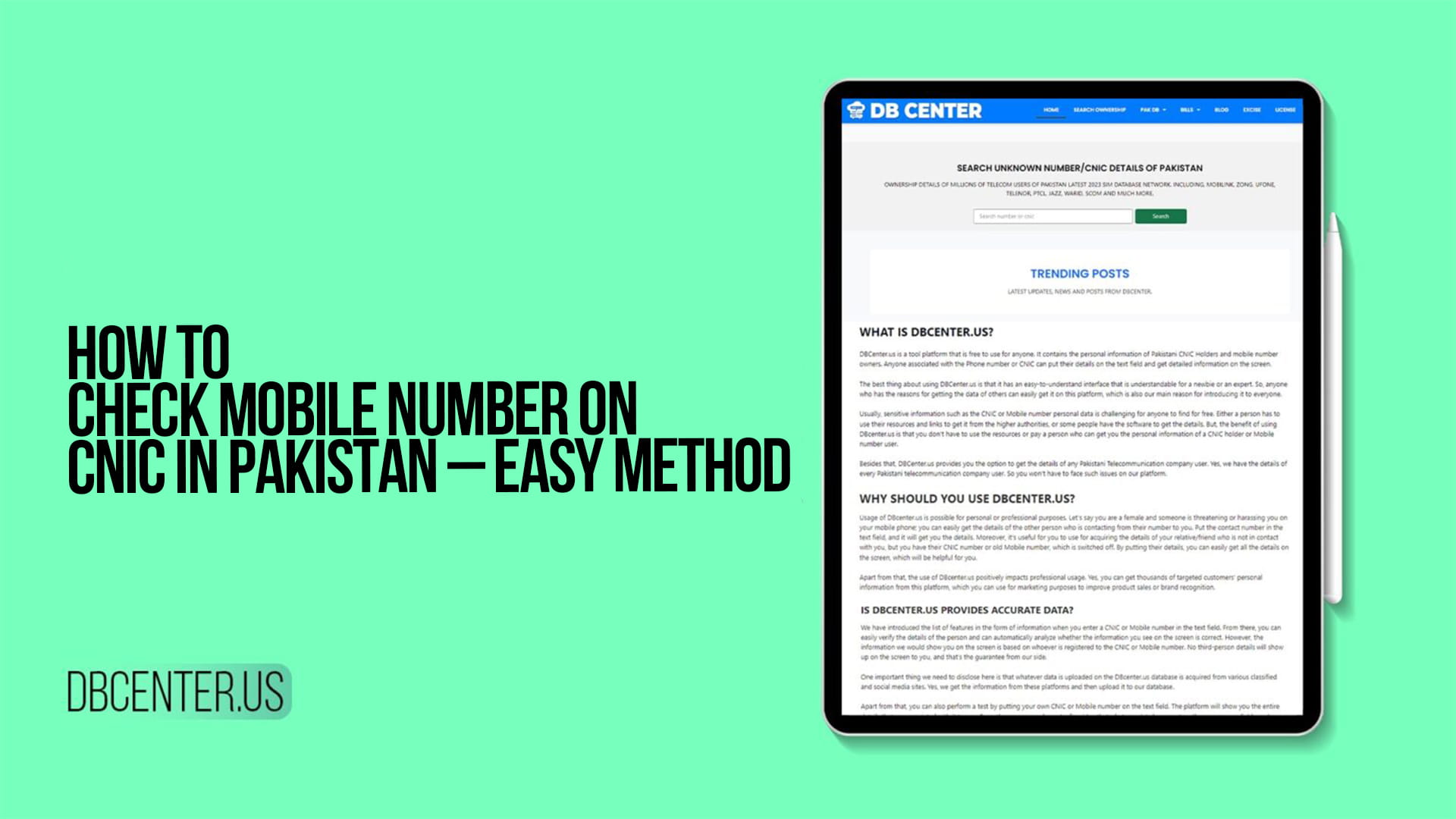 How to Check Mobile Number on CNIC in Pakistan – Easy Method